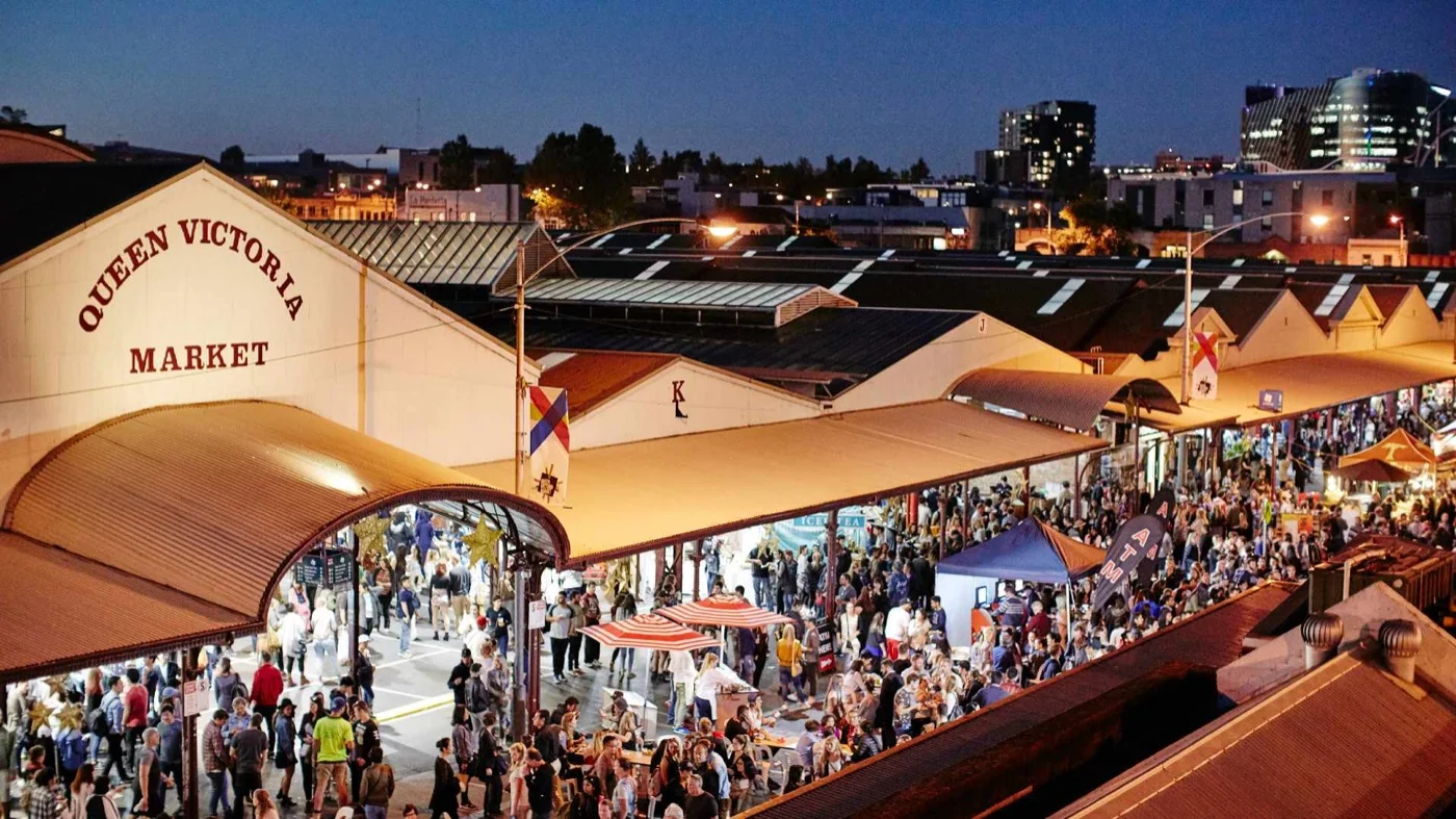 Queen Victoria Market in Melbourne, home to SOSMOS Turkish street food